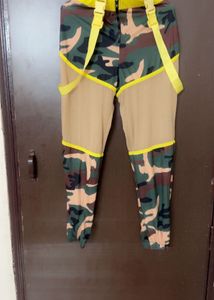 Camo Joggers with Top