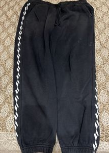 Black Sweatpants with Side Detail size L