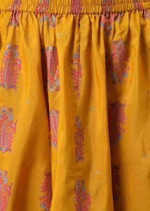 Elegant Mustard Ethnic Gown