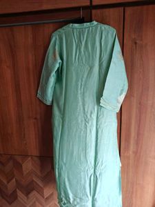 Beautiful Mint Green Kurta Set with Dupatta