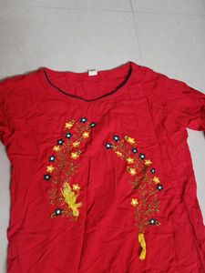 Daily Ware Cherry Red Top