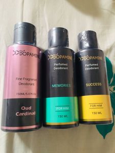 Dopamine Perfumed Deodorants😍3 Pack