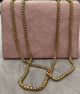 Pink Chain Handbag