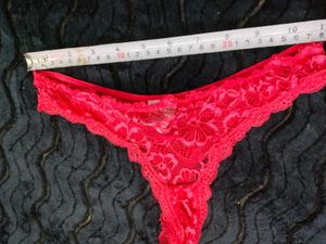 Hot Pink🤎🌹 Lace Thong Panty