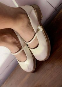 korean imported Chic Pearl Mary Jane Flats