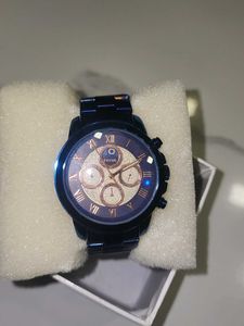 Fossil Blue Chronograph Watch