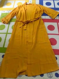 Elegant Yellow Robe