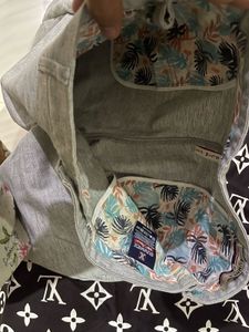 Gray Casual Pants