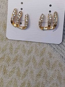 anti tarnish Sparkling Claw Earrings
