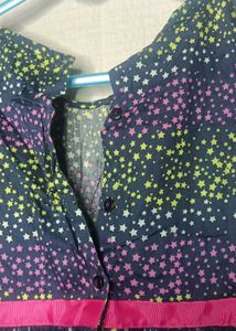 Star Print girl frock