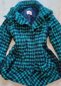 Houndstooth Coat - Stylish & Unique