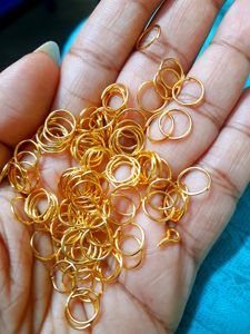 100 Pcs Golden Open Jumprings