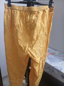 Yellow Printed Kurta and Pant