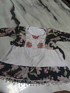 Beautiful Kurta Set with Floral Print