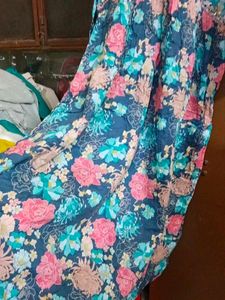 Floral Print Kurta Set with Dupatta