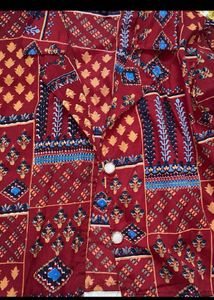 jaipuri print crop top