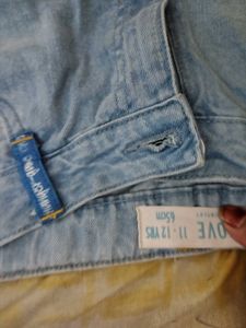 Light Wash Distressed Denim Jeans