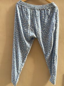 Light Blue Floral Palazzo Pants