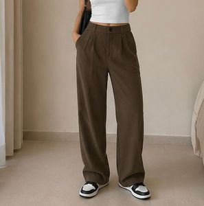 High waisted Wide Leg Trousers