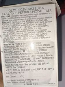 Olay super Collagen Peptides Moisturise