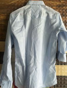 Men's Light Blue Button-Down Shirt