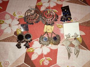 Boho Jhumka Earrings Set