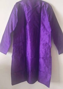 Men's Purple Silk Kurta festive wear