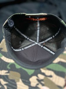 Camo chrome hearts cap
