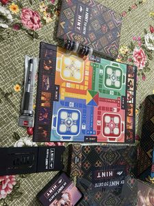 New- Ek Hint Board Game &amp; Stationery Set