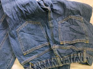 Stylish Blue Denim Flare Jeans