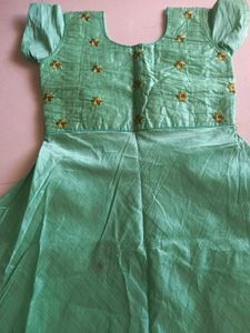 Embroidered Silk anarkali suit