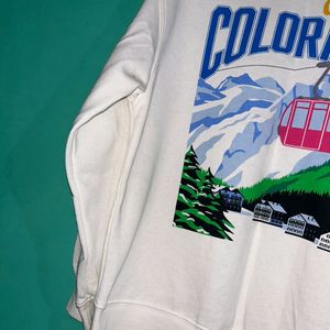 Hnm White Sweatshirt