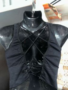 Black Sports Bra Set
