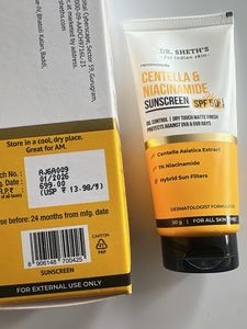 Dr. Sheth's Centella &amp; Niacinamide Sunscreen SPF 5