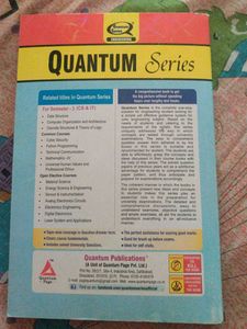 Quantum Series: Data Structure for CSE/IT