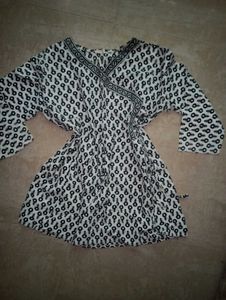 Patterned short Kurta