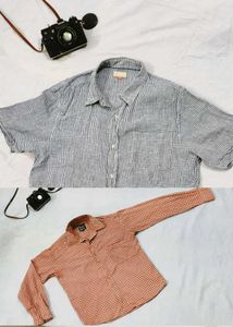 john Lewis Checked Shirts
