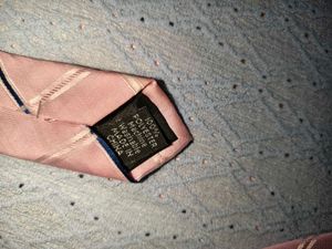 Thomas Nash Pink Striped Dress Tie