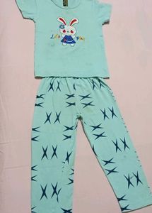 Cute Bunny Pajama Set - 2