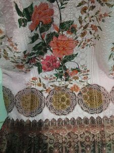 Floral Long Sleeve Kurti Set