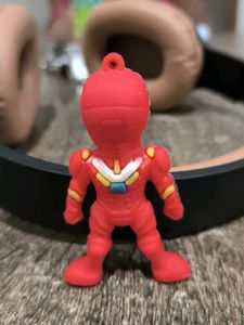 IRON MAN RUBBER KEYCHAIN