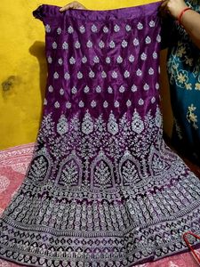 Exquisite Embroidered wine Lehenga Choli