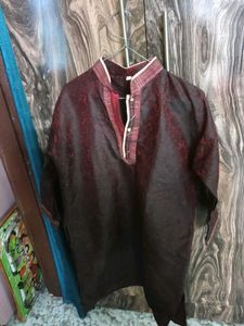 Maroon Ethnic Kurta
