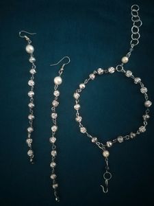 Bracelet And Earrings Set