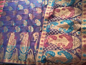 ✨ Gorgeous Chanderi Silk Gold work Saree and Blous