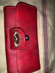 Red Leather Wallet