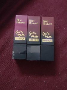 Blue Heaven Get Matte Lipstick Lot
