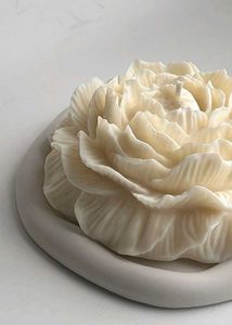 Premium Handmade big Peony Flower Scented Candle -
