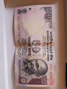 Rs.50 Note __6060 Number The Not
