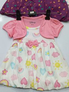 Disney Fish Print Dress with Bolero Jacket combo